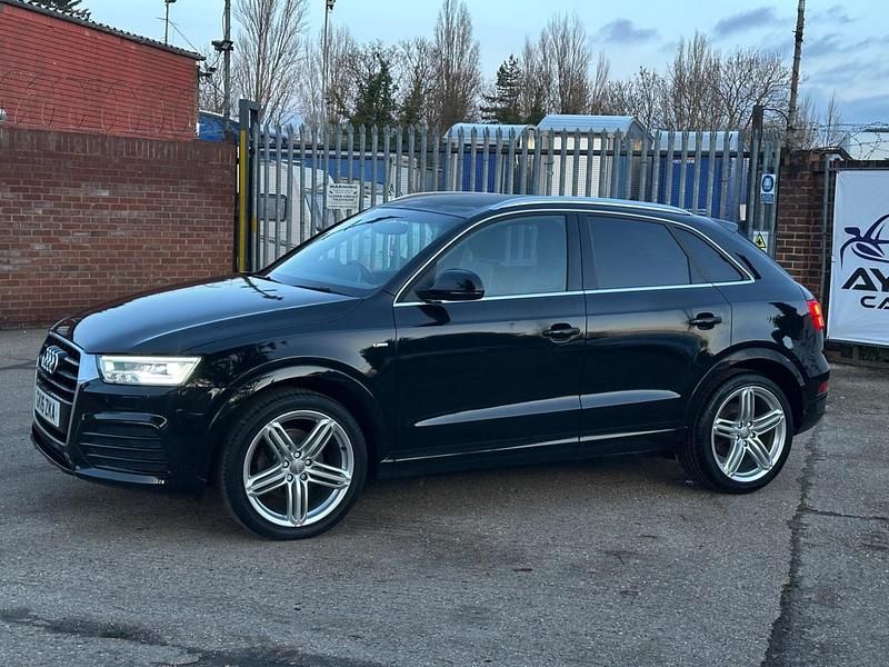 Begagnad Audi Q3 S-line plus 184 HK (135 kW) 2016 Svart SUV