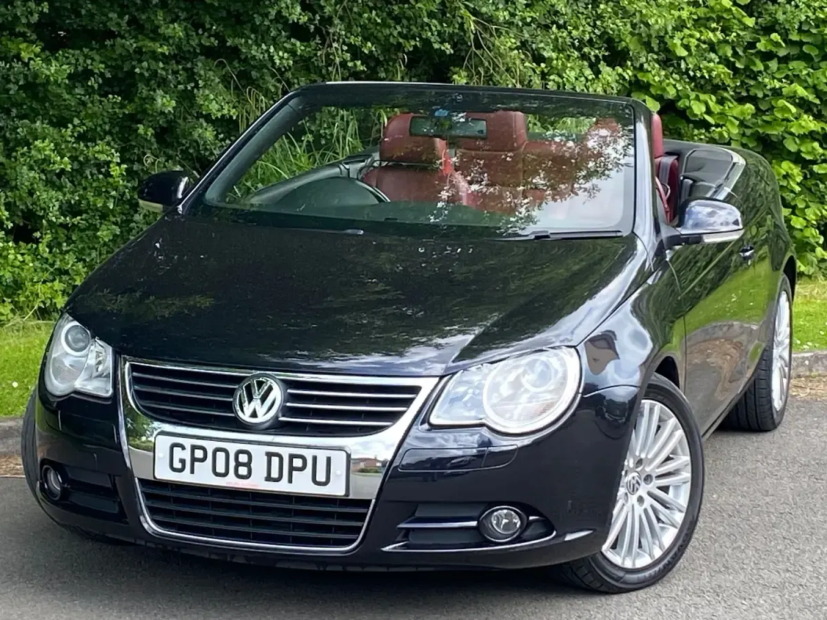 Used VW Eos Sportline 140 HP (102 kW) 2008 Black Cabriolet