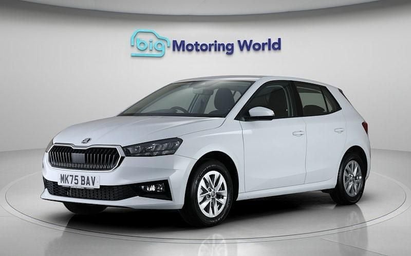 New Skoda Fabia SE 116 HP (85 kW) 2025 White Hatchback