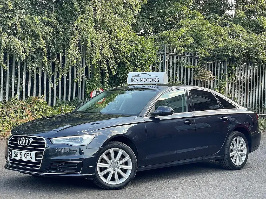 Used Audi A6 Design 190 HP (139 kW) 2015 Blue Sedan