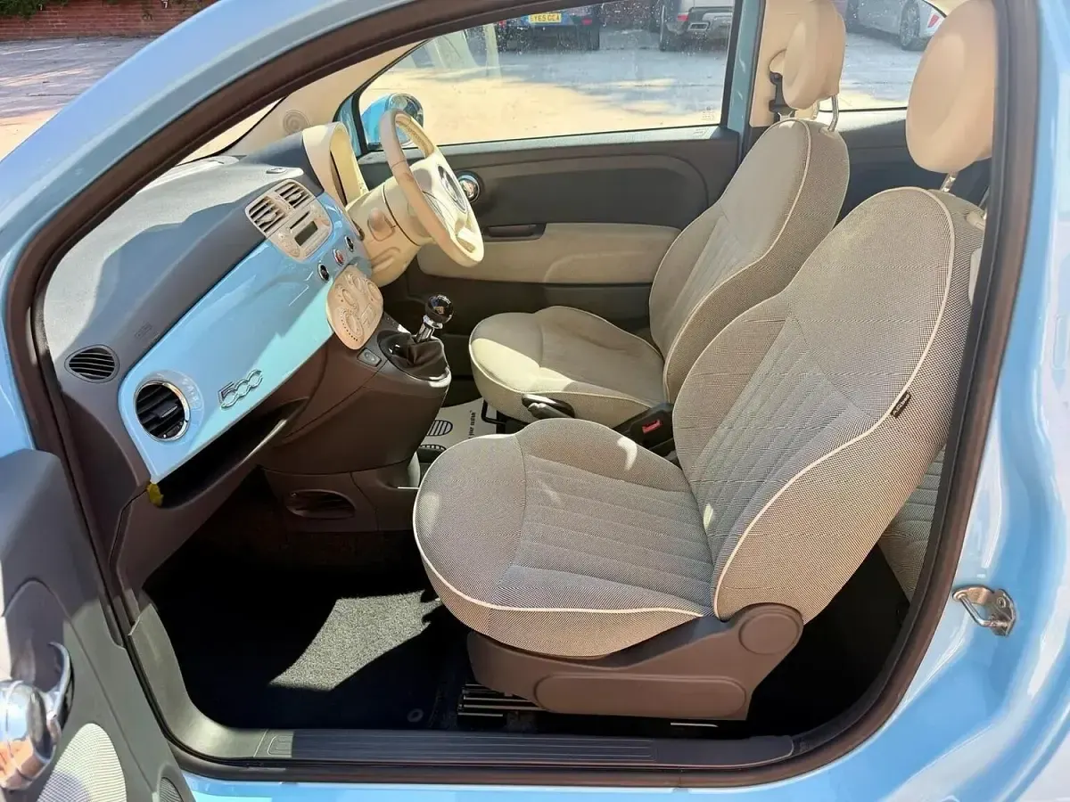 Used Fiat 500 Lounge 69 HP (50 kW) 2013 Blue Hatchback