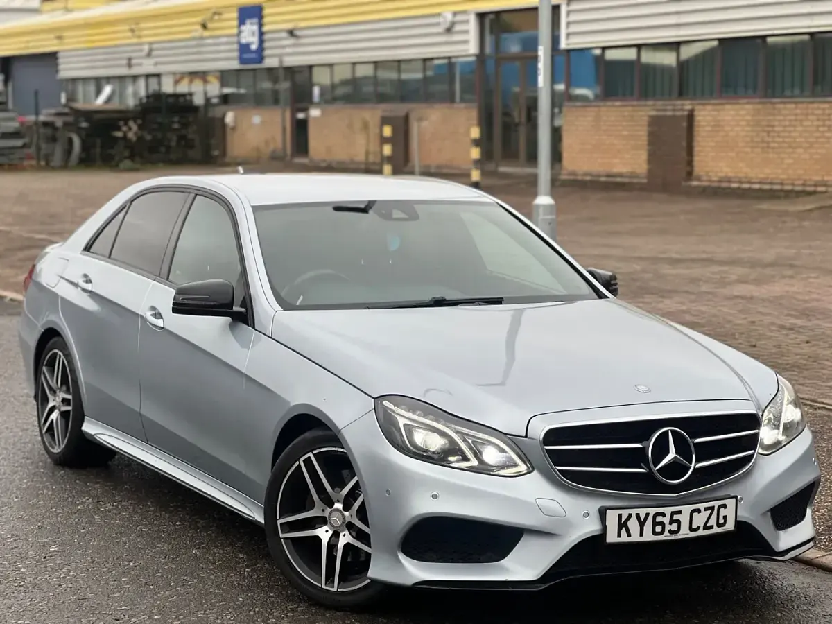 Used Mercedes E220 AMG 2016 Silver Sedan