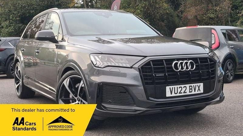 Grey Used 2022 Audi Q7 Black Edition SUV | £46,995 (A bit pricey) - Image 1/3