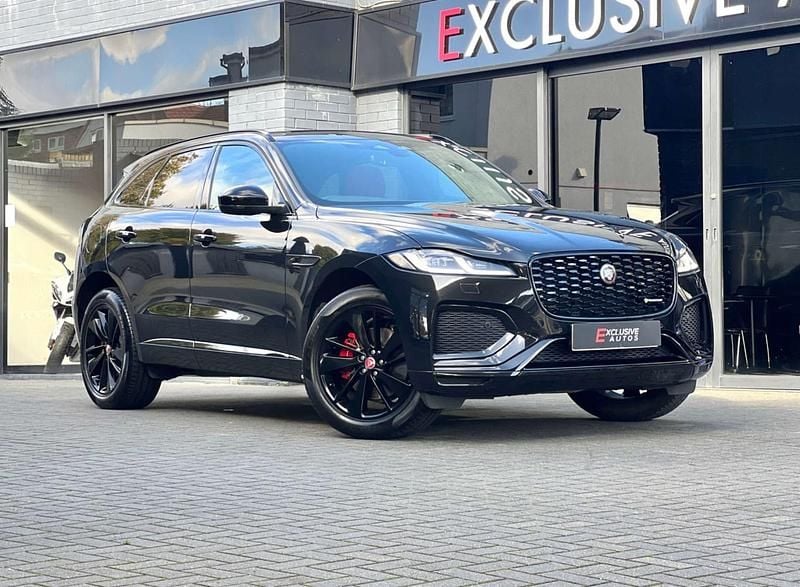 Black Used 2022 Jaguar F-Pace R-Dynamic SUV | £28,292 (Good price) - Image 1/4