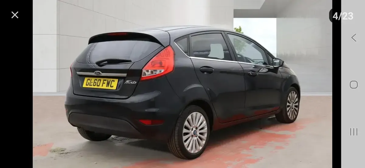 Used Ford Fiesta Titanium 96 HP (70 kW) 2010 Black Hatchback