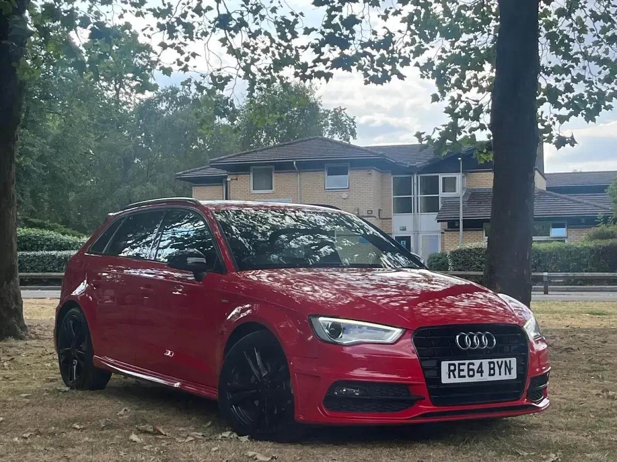 Used Audi A3 S-Line 184 HP (135 kW) 2014 Red Hatchback