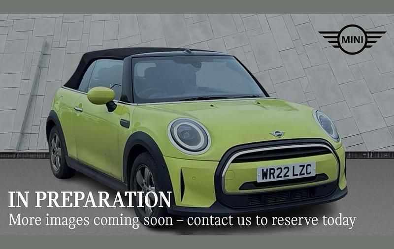 Yellow Used 2022 Mini Cooper Cabriolet Classic Cabriolet | £17,995 (Fair price) - Image 1/4