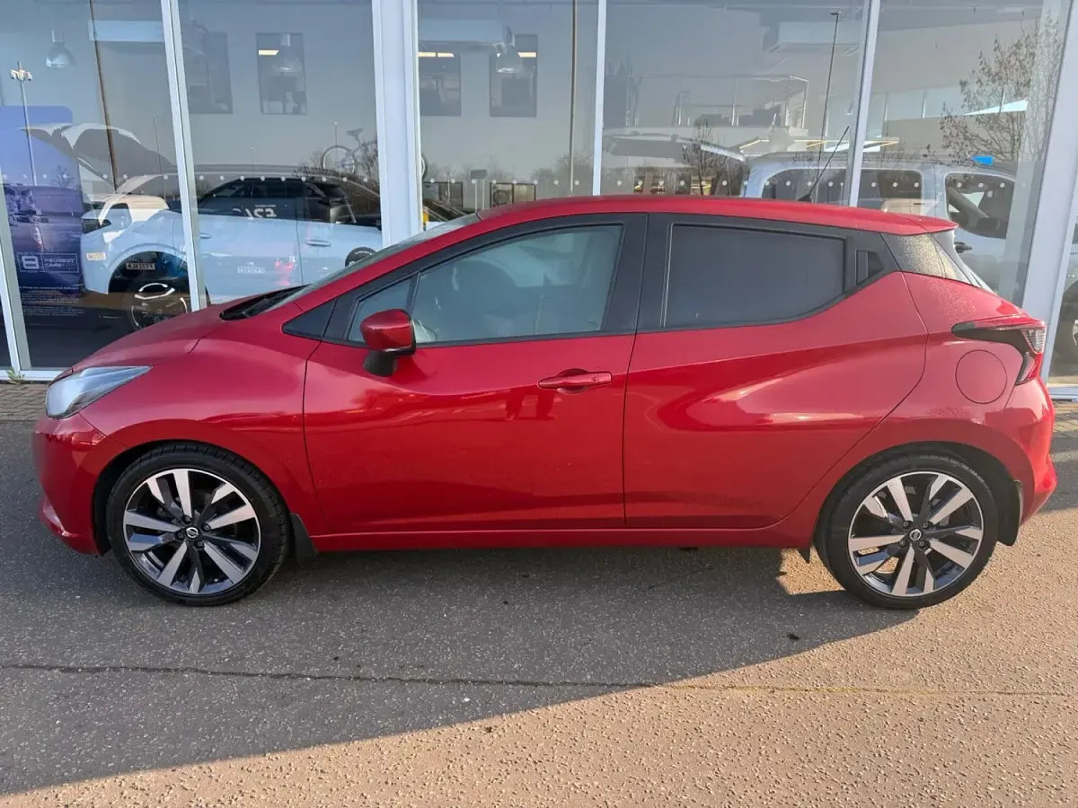 Used Nissan Micra Tekna 92 HP (67 kW) 2021 Red Hatchback