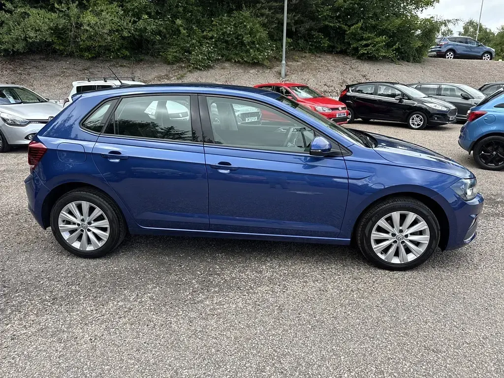Used VW Polo SEL 2019 Blue Hatchback