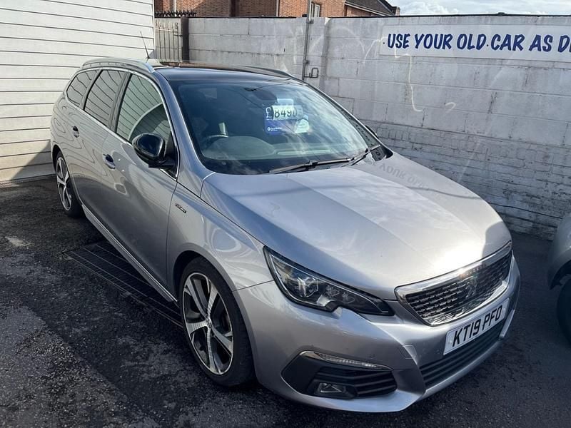 Grey Used 2019 Peugeot 308 GT-line Estate | £8,490 (Fair price) - Image 1/4