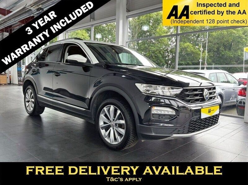 Black Used 2019 VW T-Roc Design SUV | £13,995 (Fair price) - Image 1/2