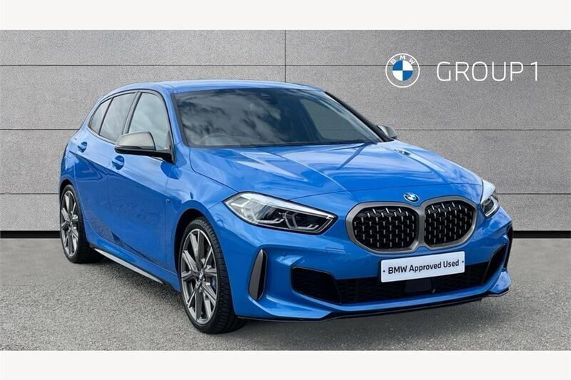 Blue Used 2022 BMW M135 Shadowline Hatchback | £27,495 (Fair price) - Image 1/4
