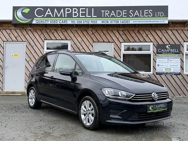 Used VW Golf Sportsvan SE 110 HP (80 kW) 2016 Black MPV