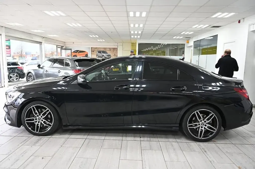 Used Mercedes CLA220 AMG line 2018 Black Coupe