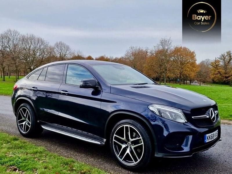 Blue Used 2018 Mercedes GLE350 AMG Coupe | £17,385 (Fair price) - Image 1/4