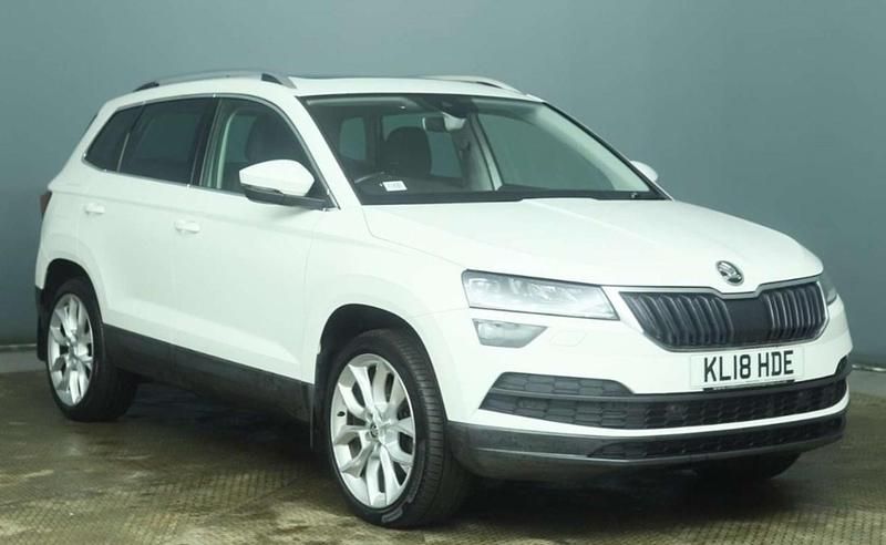 Used Skoda Karoq 150 HP (110 kW) 2018 White SUV