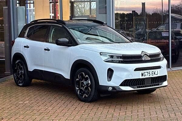 White New 2025 Citroën C5 Aircross SUV | £24,989 (Fair price) - Image 1/4