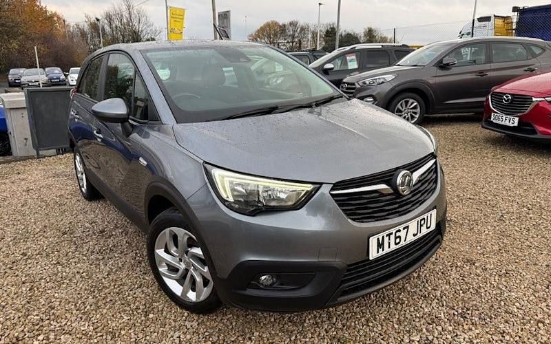 Used Vauxhall Crossland X S 99 HP (72 kW) 2017 Grey SUV