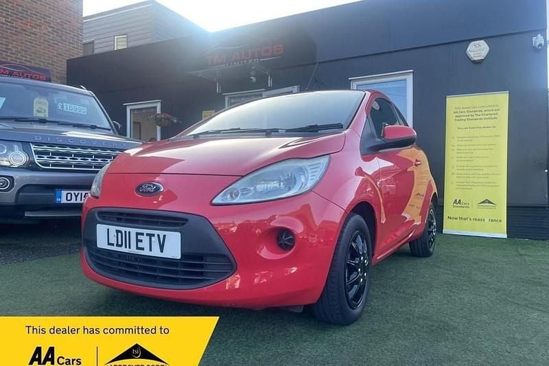 Used Ford Ka 69 HP (50 kW) 2011 Red Hatchback