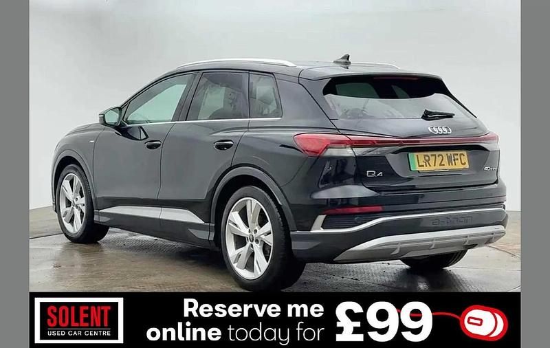 Used Audi Q4 e-tron S-Line 150 kW (204 HP) 2022 Black SUV
