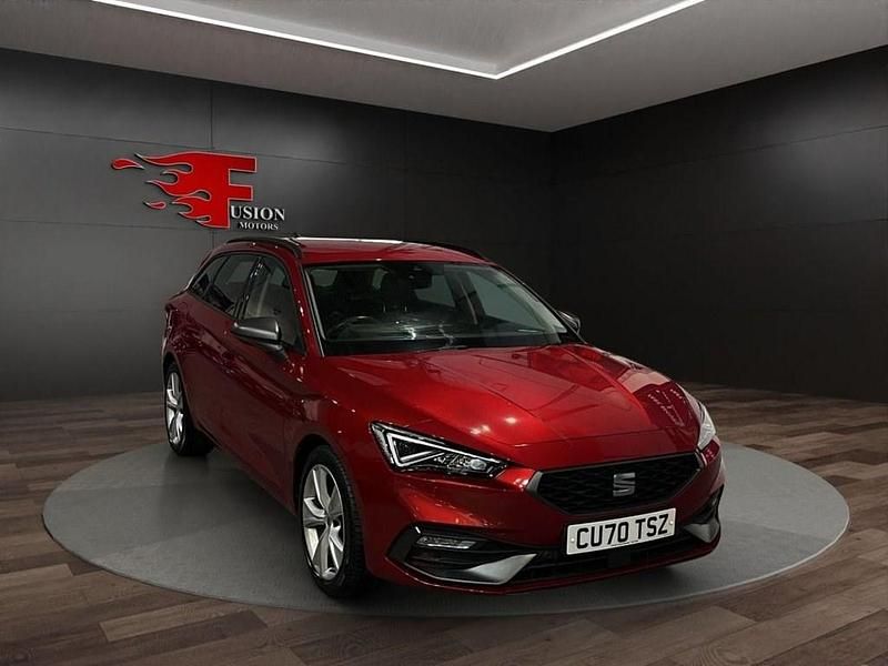 Begagnad Seat Leon FR 150 HK (110 kW) 2020 Röd Kombi