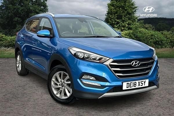 Blue Used 2018 Hyundai Tucson SE SUV | £8,813 (Good price) - Image 1/4