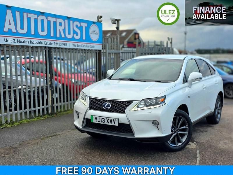 Used Lexus RX450h Sport Line 2013 White SUV