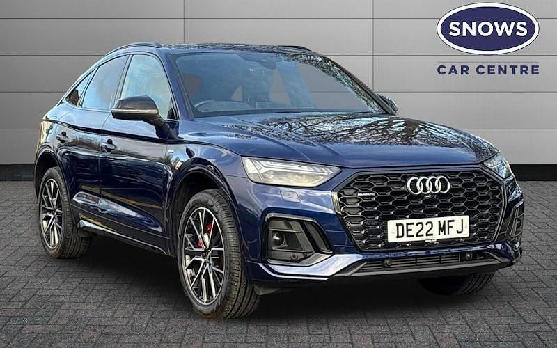 Blue Used 2022 Audi Q5 Sportback Comfort SUV | £33,999 (Good price) - Image 1/4