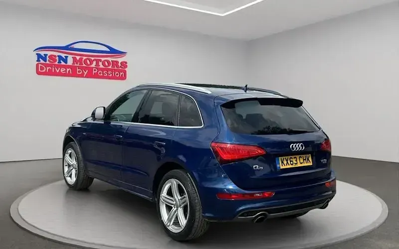Used Audi Q5 S-line plus 224 HP (164 kW) 2014 Blue SUV