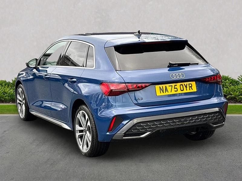 Used Audi A3 Sportback e-tron S-Line 204 HP (150 kW) 2025 Blue Hatchback