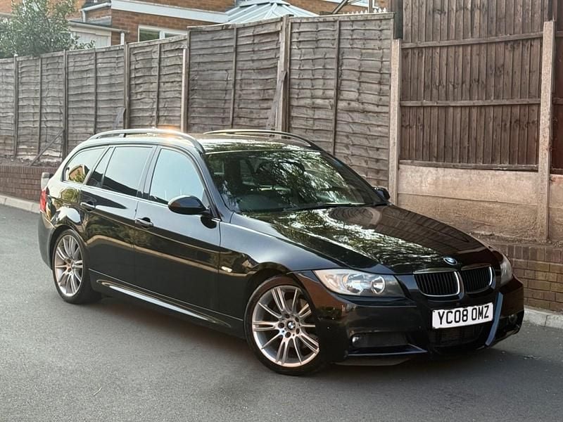 Black Used 2008 BMW 320 M Sport Estate | £3,600 (Fair price) - Image 1/4