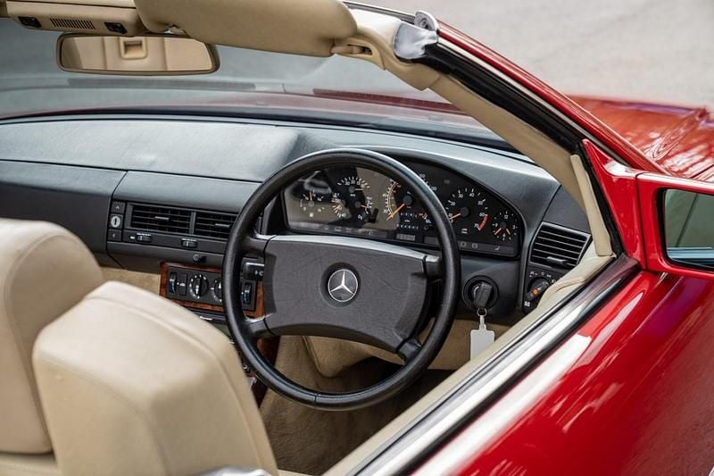 Used Mercedes SL500 1991 Red