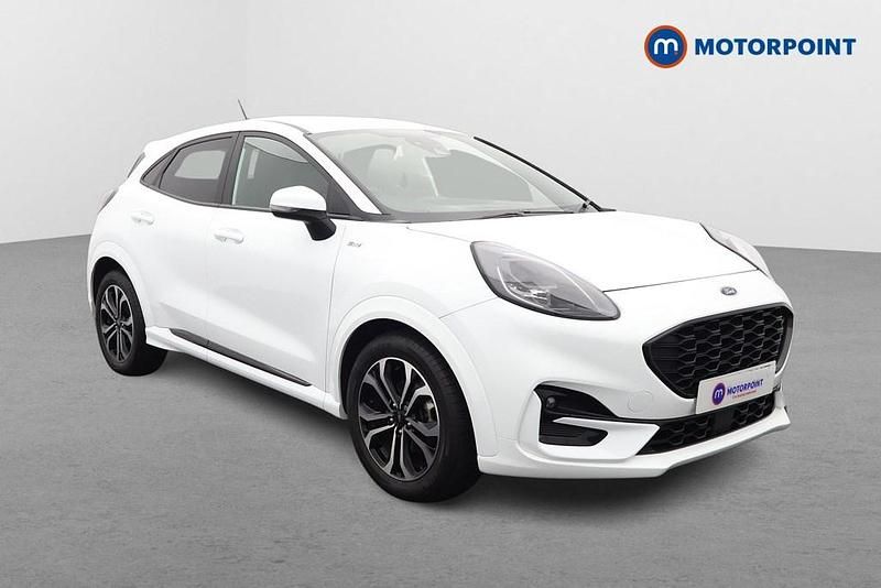 White Used 2021 Ford Puma ST-Line Hatchback | £14,599 - Image 1/4