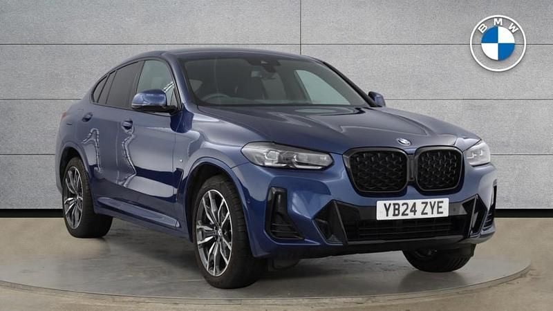Blue Used 2024 BMW X4 M Sport SUV | £43,899 (Fair price) - Image 1/4