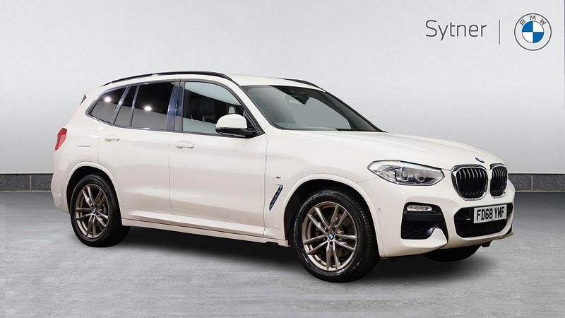Used BMW X3 M Sport 187 HP (137 kW) 2019 White SUV