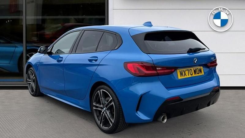 Used BMW 118 M Sport 138 HP (101 kW) 2020 Blue Hatchback