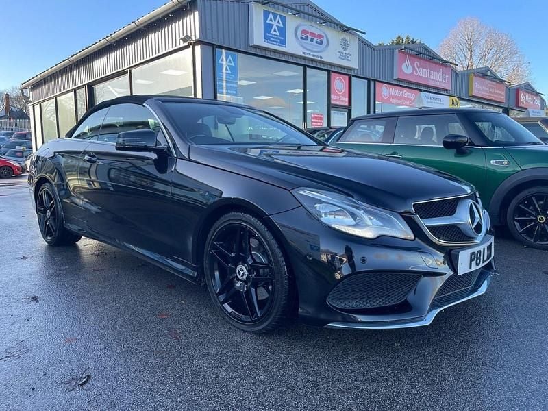 Black Used 2013 Mercedes E250 AMG Cabriolet | £7,614 (Fair price) - Image 1/4