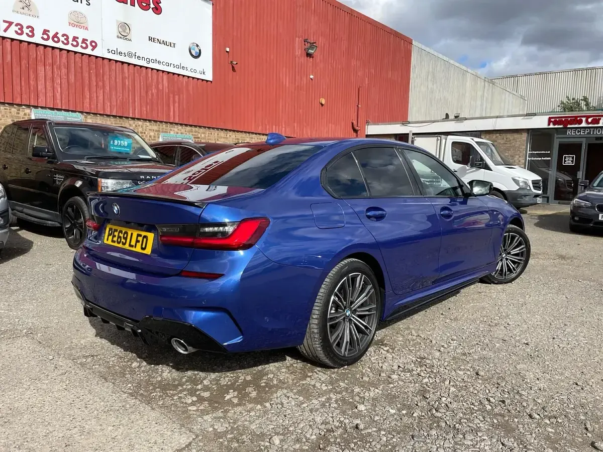 Used BMW 330e M Sport 2019 Blue Sedan