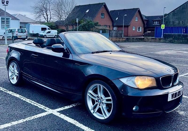 Used BMW 118 Cabriolet M Sport 140 HP (102 kW) 2011 Black Cabriolet