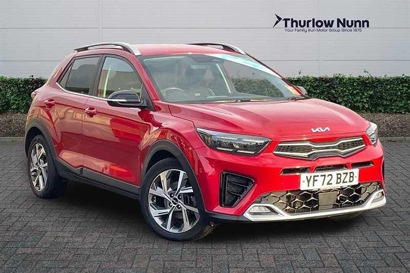 Red Used 2022 Kia Stonic GT-Line SUV | £15,549 (Fair price) - Image 1/4