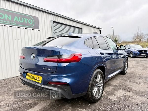 Used BMW X4 M Sport 190 HP (139 kW) 2020 Blue SUV