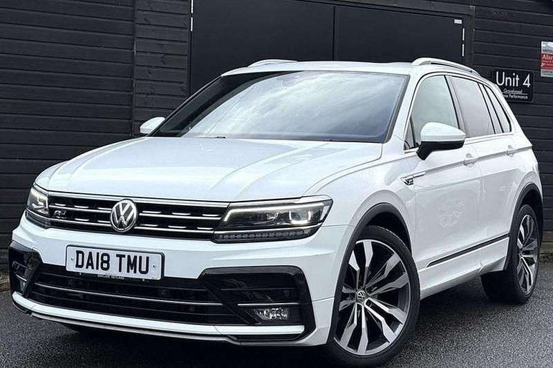 White Used 2018 VW Tiguan R-line SUV | £19,990 (Fair price) - Image 1/1