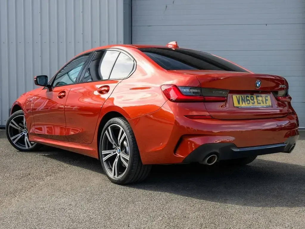 Used BMW 330e M Sport 2019 Orange Sedan