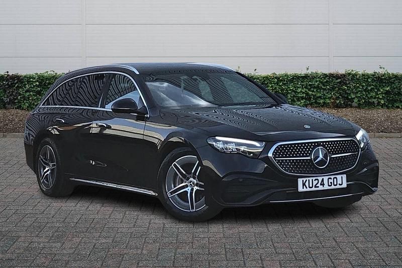 Used Mercedes E220 AMG line 2024 Black Estate