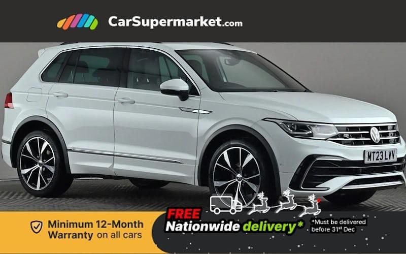 White Used 2023 VW Tiguan R-line SUV | £24,976 (Fair price) - Image 1/3