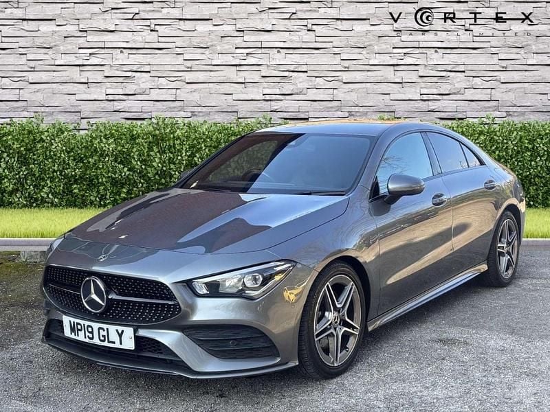 Used Mercedes CLA200 AMG line 163 HP (119 kW) 2019 Grey Coupe