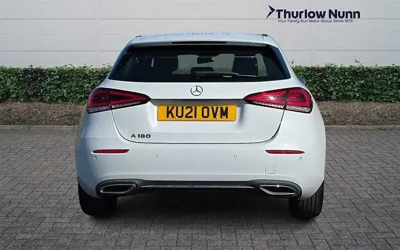 Used Mercedes A180 Executive 136 HP (100 kW) 2021 White Hatchback
