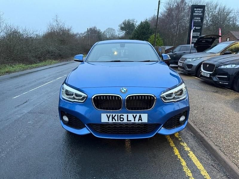 Used BMW 116 M Sport 116 HP (85 kW) 2016 Blue Hatchback