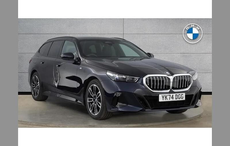 Black Used 2025 BMW 520 M Sport Estate | £42,376 (Good price) - Image 1/4
