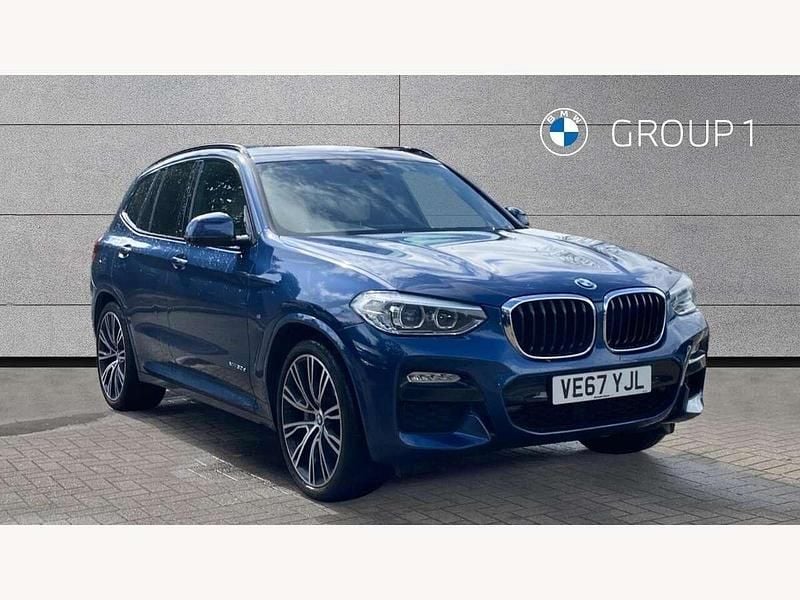 Phytonic blue Used 2018 BMW X3 M Sport SUV | £21,995 (Good price) - Image 1/4